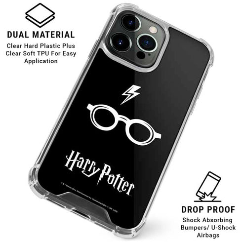 Wizarding World Harry Potter Scar and Glasses iPhone 16 Pro Max Clear Case